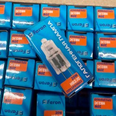 Лампа галогенная Feron HB2 JC G4.0 20W 12V. Упаковка (100 шт) 02054 Лампа галогенная Feron HB2 JC G4.0 20W 12V. Упаковка (100 шт) 02054