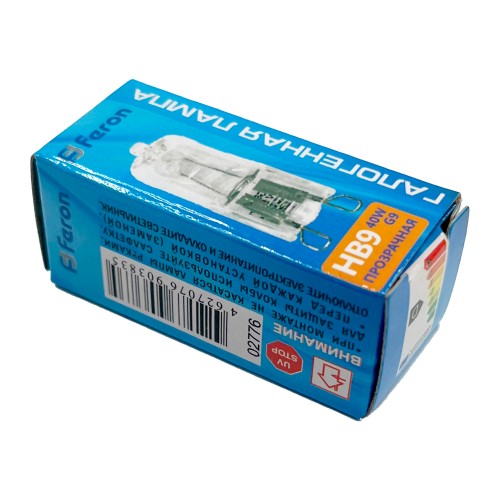 Лампа галогенная Feron HB9/JCD9 JCD G9 40W. (1 шт)