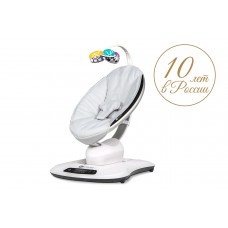 Кресло-качалка 4moms  Мамару4 серый плюш Кресло-качалка 4moms  Мамару4 серый плюш
