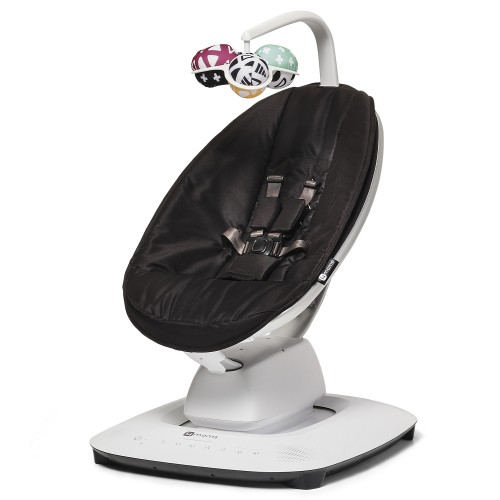 Кресло-качалка 4moms  mamaRoo New черная + серебро