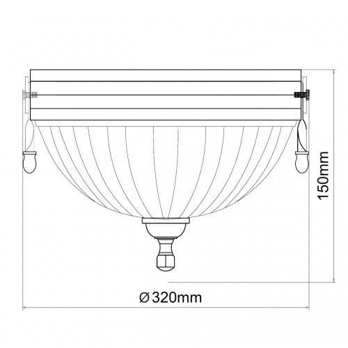 317011202 Люстра MW-Light Афродита