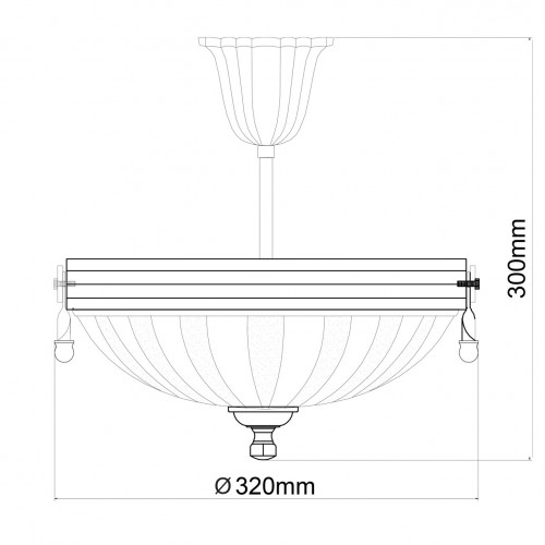 317011403 Люстра MW-Light Афродита