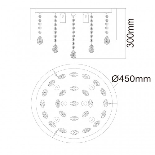 465015606 Люстра MW-Light Жаклин