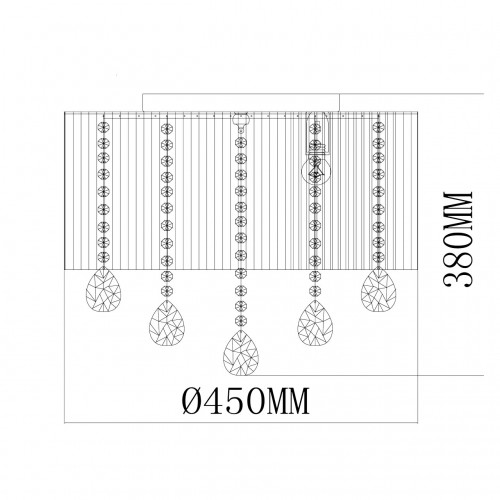 465016906 Люстра MW-Light Жаклин
