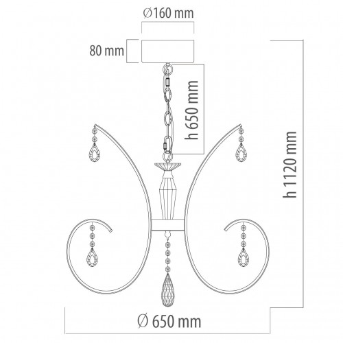 496016408 Люстра De Markt Аурих