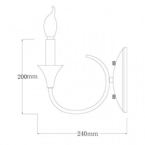 614023301 Бра MW-Light Консуэло