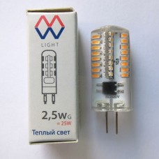 LBMW0403 Лампа светодиодная MW G4 2700К 2,5W 220V LBMW0403 Лампа светодиодная MW G4 2700К 2,5W 220V