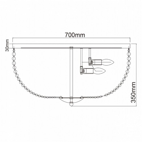 111012610 Люстра MW-Light Бриз