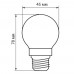Лампа светодиодная Feron LB-61 Шарик E27 5W 2700K 10 штук