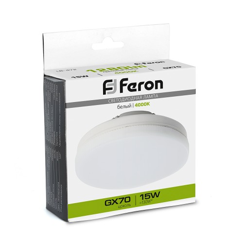 Лампа светодиодная Feron LB-472 GX70 15W 4000K 10 штук