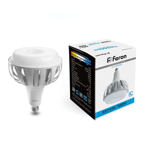 Лампа светодиодная Feron LB-652 E27-E40 120W 6400K 10 штук