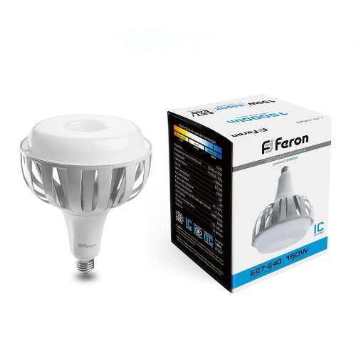 Лампа светодиодная Feron LB-652 E27-E40 150W 6400K 10 штук