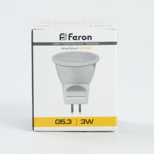 Лампа светодиодная Feron LB-271 MR11 G5.3 3W 2700K 10 штук