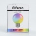 Лампа светодиодная Feron LB-371 Шар матовый E27 3W RGB плавная сменая цвета 10 штук