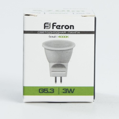 Лампа светодиодная Feron LB-271 MR11 G5.3 3W 4000K 10 штук