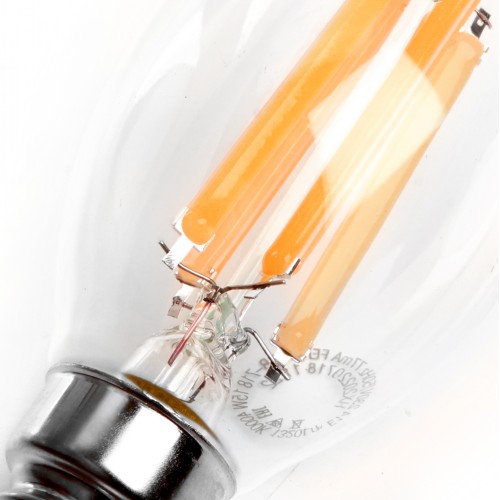 Лампа светодиодная Feron LB-718 Свеча на ветру E14 15W 6400K 10 штук