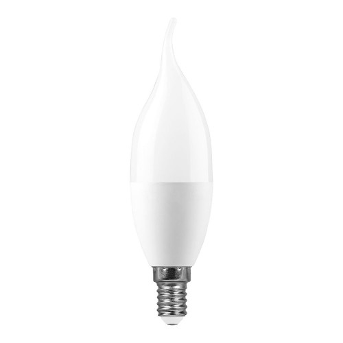 Лампа светодиодная Feron LB-770 Свеча на ветру E14 11W 4000K 10 штук