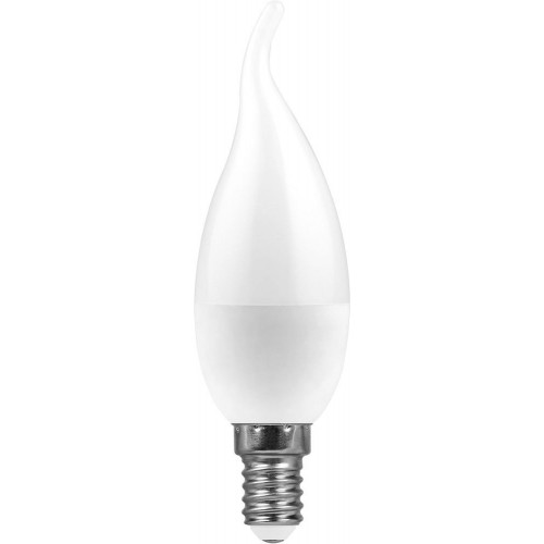 Лампа светодиодная Feron LB-97 Свеча E14 7W 2700K 10 штук