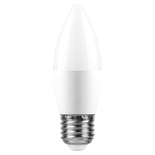 Лампа светодиодная Feron LB-770 Свеча E27 11W 6400K 10 штук