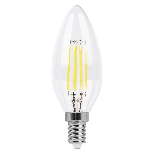 Лампа светодиодная диммируемая Feron LB-166 Свеча E14 7W 2700K 10 штук