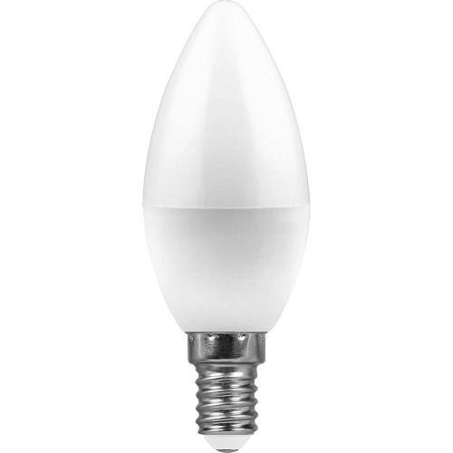 Лампа светодиодная Feron LB-570 Свеча E14 9W 6400K 10 штук