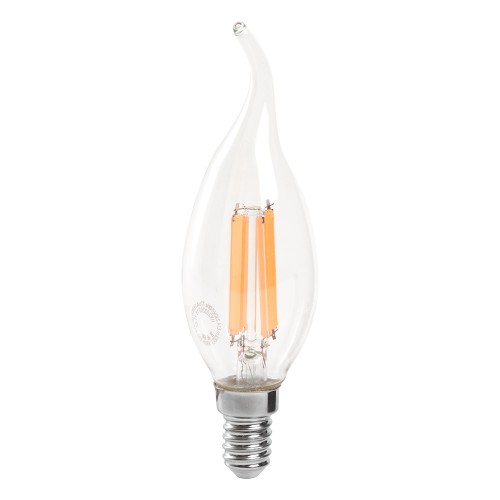 Лампа светодиодная Feron LB-718 Свеча на ветру E14 15W 2700K 10 штук