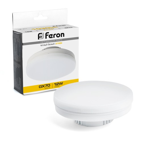 Лампа светодиодная Feron LB-471 GX70 12W 2700K 10 штук