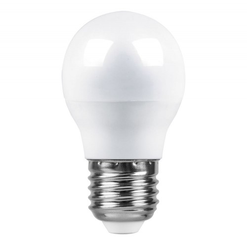 Лампа светодиодная Feron LB-95 Шарик E27 7W 2700K 10 штук