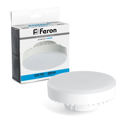 Лампа светодиодная Feron LB-474 GX70 25W 6400K 10 штук