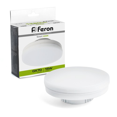 Лампа светодиодная Feron LB-472 GX70 15W 4000K 10 штук