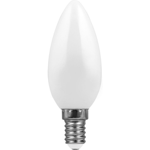 Лампа светодиодная Feron LB-66 Свеча E14 7W 2700K 10 штук