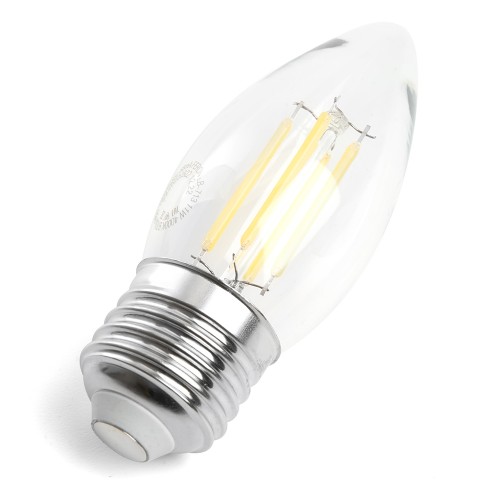 Лампа светодиодная Feron LB-66 Свеча E27 7W 6400K 10 штук