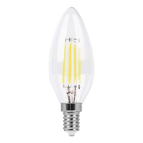 Лампа светодиодная диммируемая Feron LB-166 Свеча E14 7W 4000K 10 штук