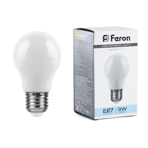 Лампа светодиодная Feron LB-375 E27 3W 6400K 10 штук
