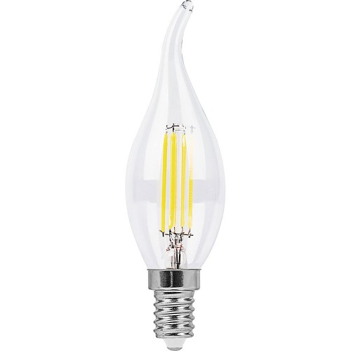 Лампа светодиодная Feron LB-67 Свеча на ветру  E14 7W 2700K 10 штук