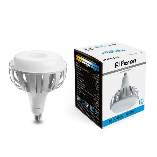 Лампа светодиодная Feron LB-651 E27-E40 80W 6400K 10 штук