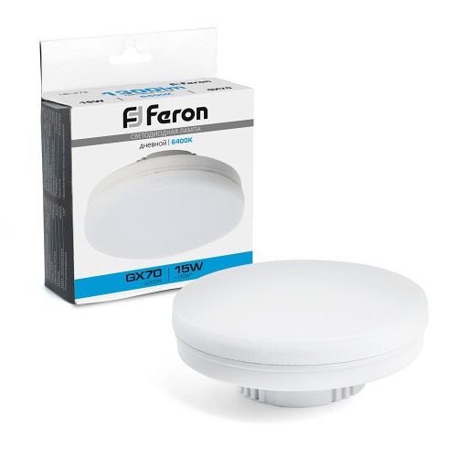 Лампа светодиодная Feron LB-472 GX70 15W 6400K 10 штук
