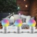 Лампа светодиодная Feron LB-37 Шарик матовый E27 1W RGB плавная сменая цвета 10 штук