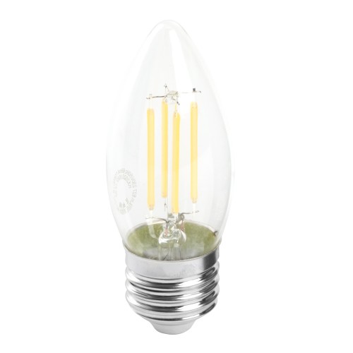 Лампа светодиодная Feron LB-66 Свеча E27 7W 6400K 10 штук