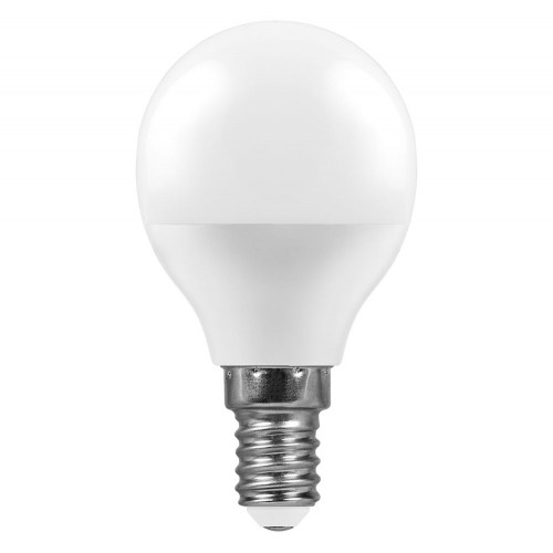 Лампа светодиодная Feron LB-95 Шарик E14 7W 6400K 10 штук