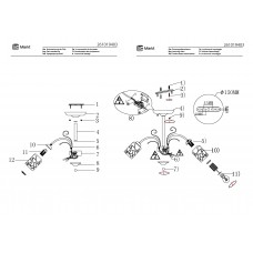 261019403 Олимпия 3*60W E14 220V люстра