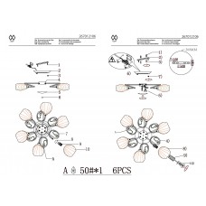 267012106 Люстра MW-Light Фиеста