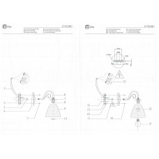 677022801 Грация 1*40W E27 220 V бра 677022801 Грация 1*40W E27 220 V бра