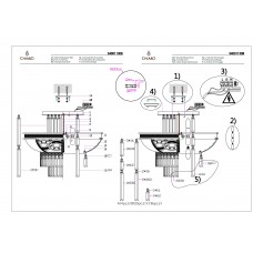 340011308 Светильник CHIARO Диана 340011308 Светильник CHIARO Диана
