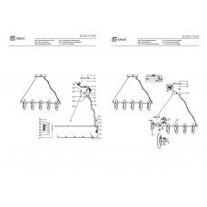 632017105 Гэлэкси 65W LED 220 V люстра (пульт)