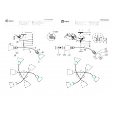 718010506 Риббон 6*40W E27 220 V люстра 718010506 Риббон 6*40W E27 220 V люстра
