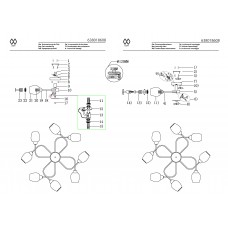 638018608 Люстра MW-Light Олимпия