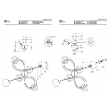324015006 Альфа 6*40W E27 220 V люстра