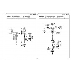254014006 Версаче 6*60W E27 220 V люстра