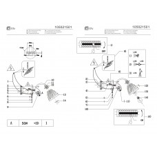 105021501 Ариадна 1*60W E27 220V бра 105021501 Ариадна 1*60W E27 220V бра